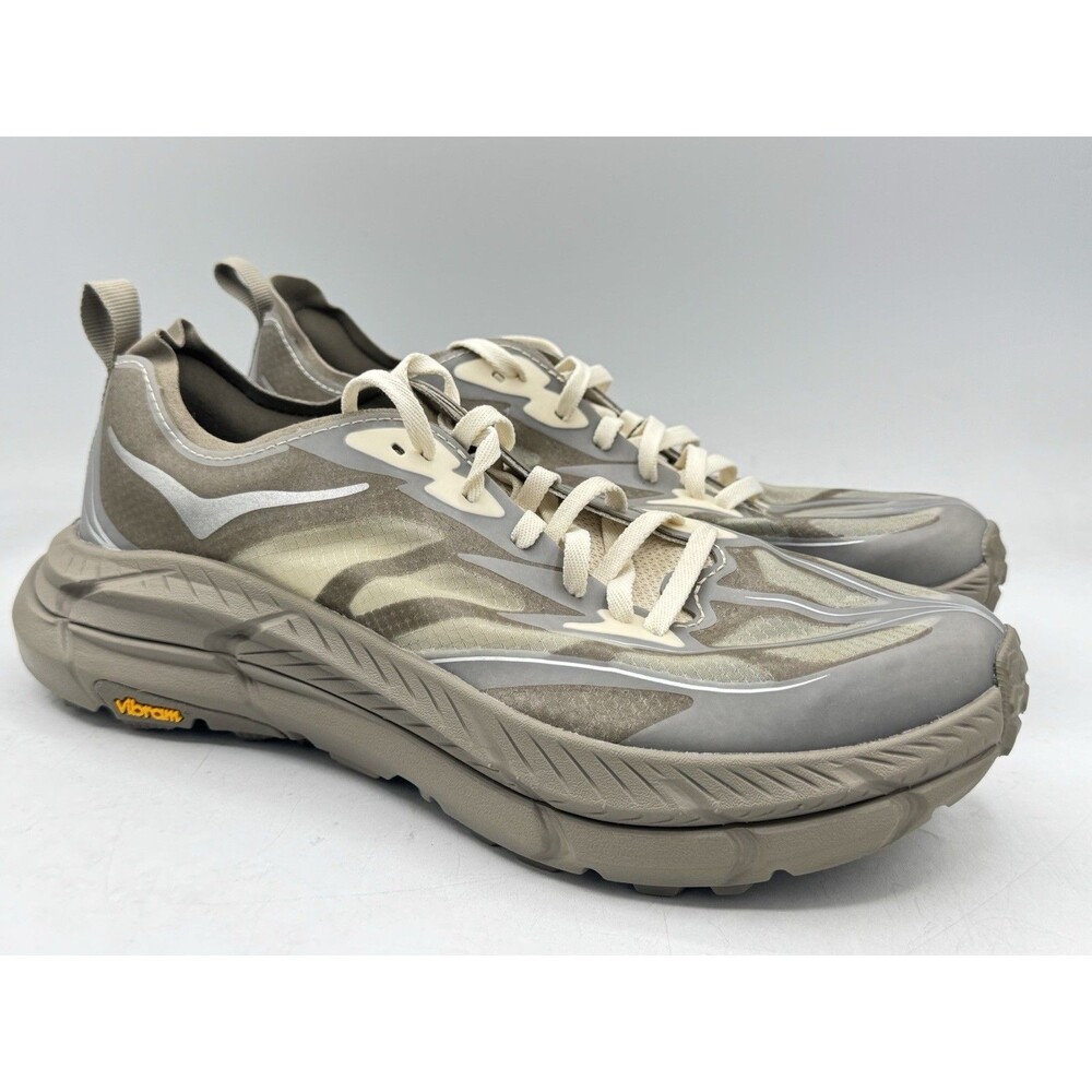 Hoka Mafate Speed 4 Lite Sneakers Light Roast Oatmilk Running Women’s Size 8.5